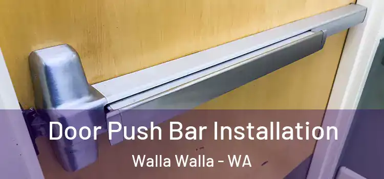  Door Push Bar Installation Walla Walla - WA