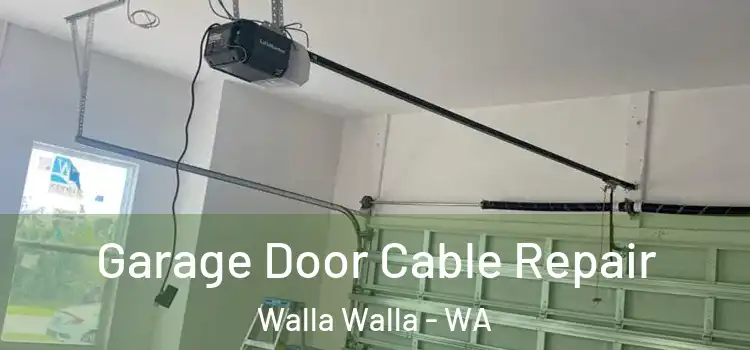  Garage Door Cable Repair Walla Walla - WA