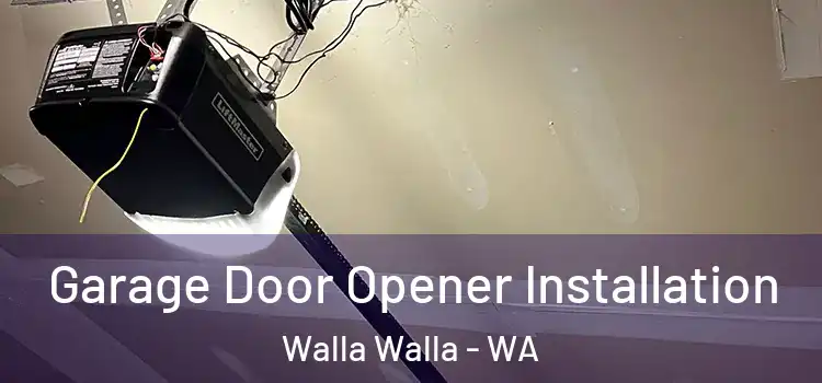  Garage Door Opener Installation Walla Walla - WA
